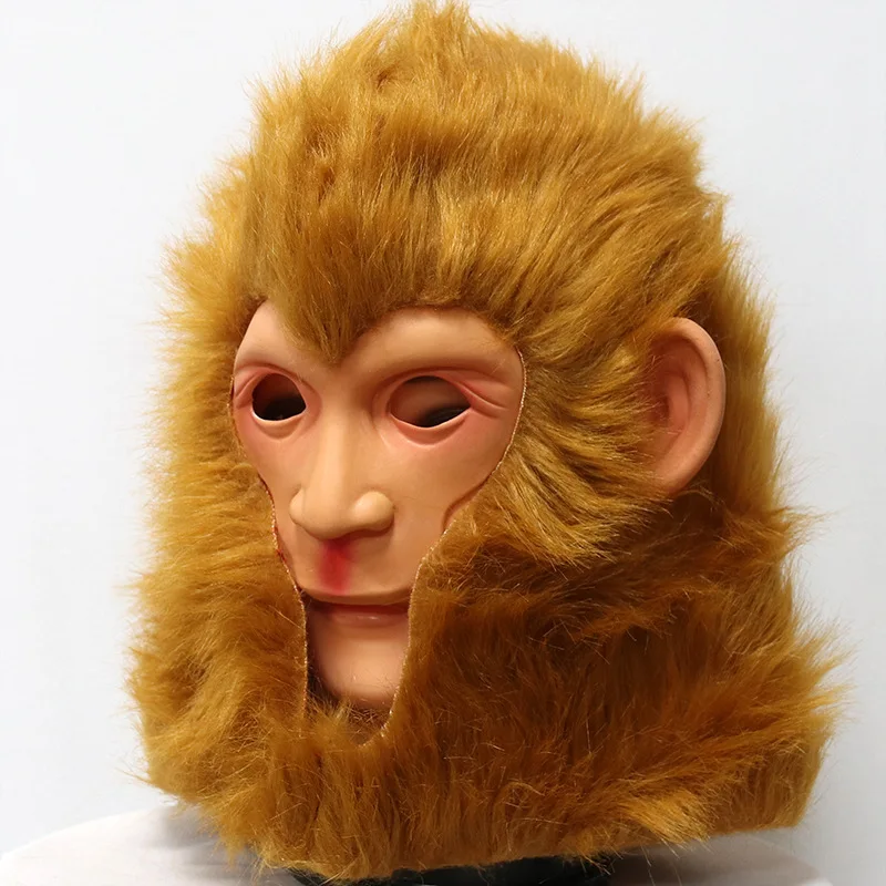 Journey to the West Monkey King Halloween Latex Mask Cosplay Cosplay Stage Performance Props DIY