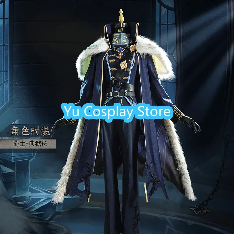 Game Identity V Prison Warden Hermit Alva Lorenz Cosplay Costume Fancy Party Suit Halloween Carnival Uniforms Custom Made