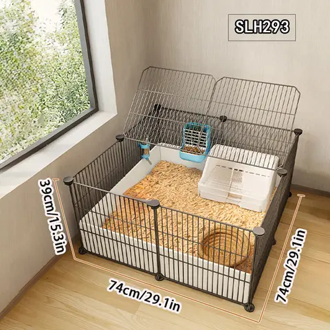 토끼 케이지 가정용 실내 특수 초대형 암호화 소변 스프레이 기니피그 기니피그 케이지 울타리 토끼 둥지 토끼 케이지 Best5