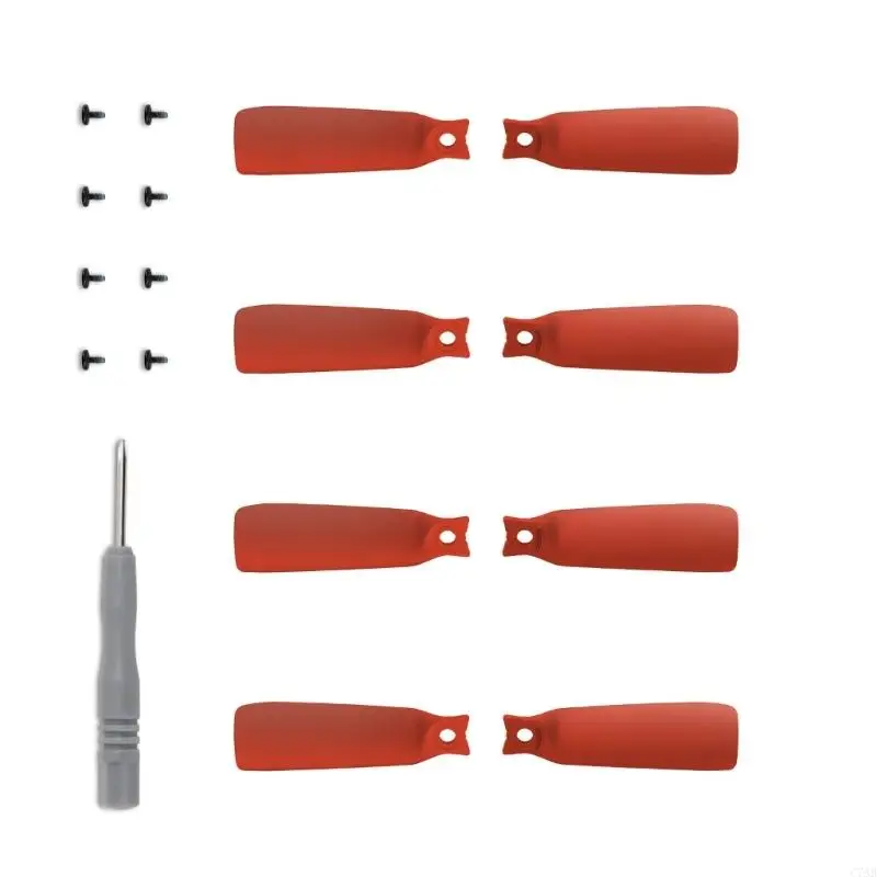 C7AB High Strength Plastic Propellers Compatible for Flip Drones Low-Noise Propellers Easy Maintenance and Replacement