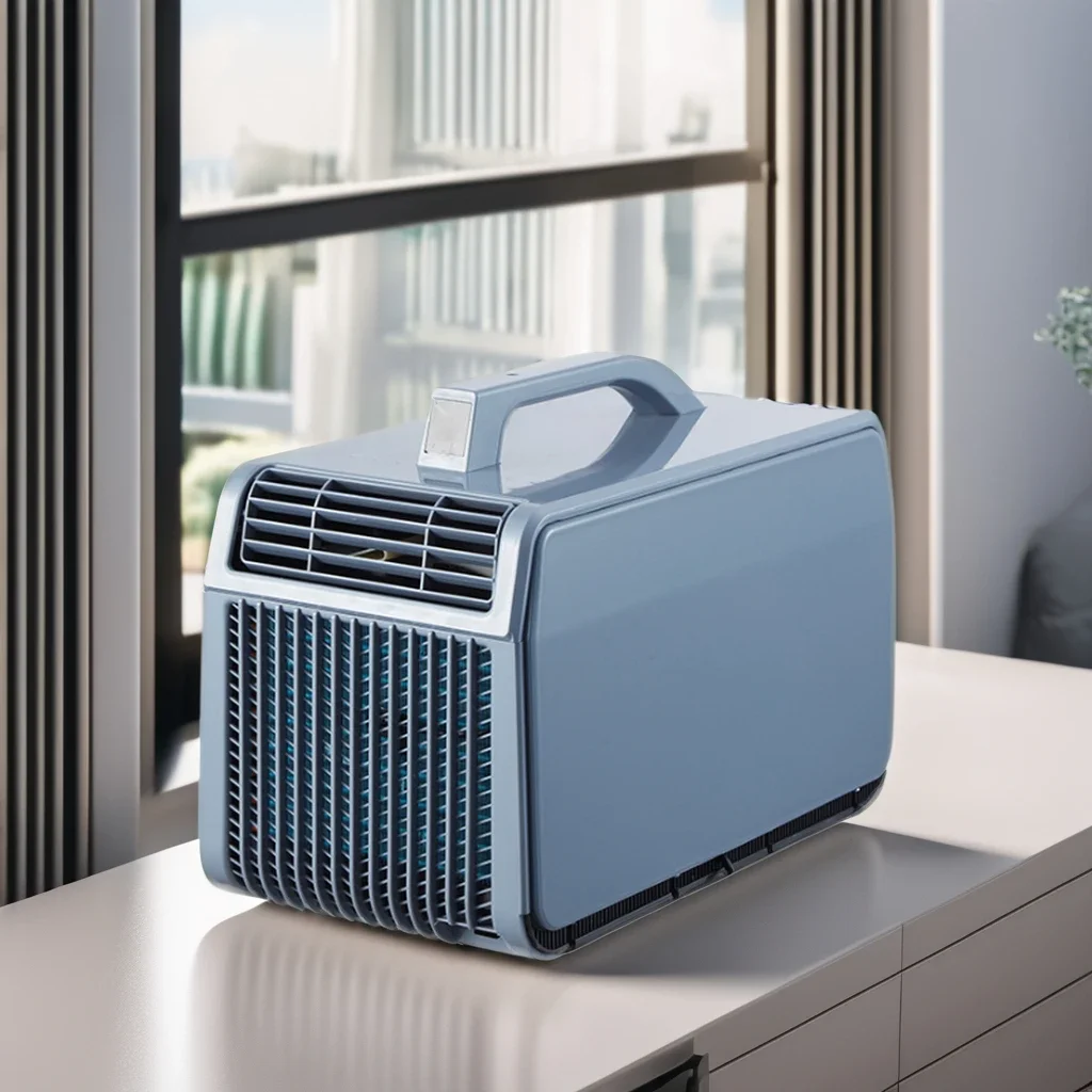 Portable Mini  Air Conditioner Desktop Cooler Low Noise Personal Cooling Unit for Outdoor Camping Travel Car Home