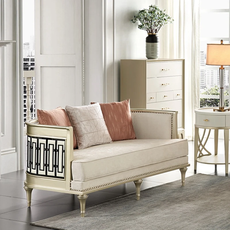 For High Quality Soft Comfy Modular Wooden Carved Couch American Style Modern Sofa Set Designs of Home Furniture