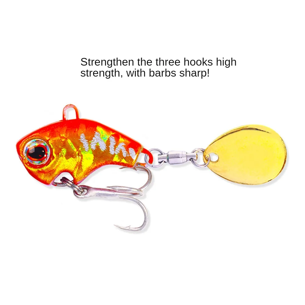 

Rotating Metal VIB Vibration Bait 9g 14g 16g Spinner Sinking Spoon Pin Crankbait Sequins Baits Fishing Tackle