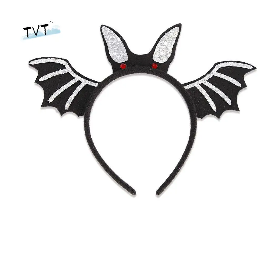 

Bats Halloween Headband DIY Hair Accessories Spider Pumpkin Hairbands Hair Hoop Headdress Spider Web Head Wrap Boys/Girls