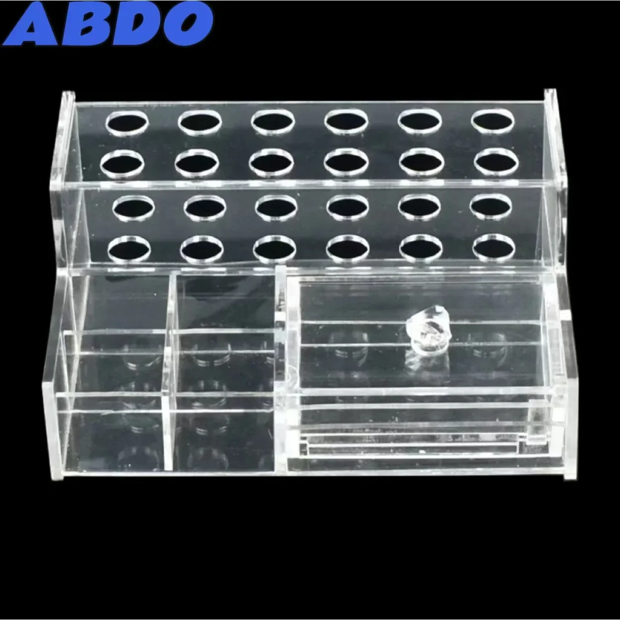 Dental Resin Shelf Multi-Functional Placement Rack Adhesive Storage Box Combination Rack Transparent Acrylic Material Tool