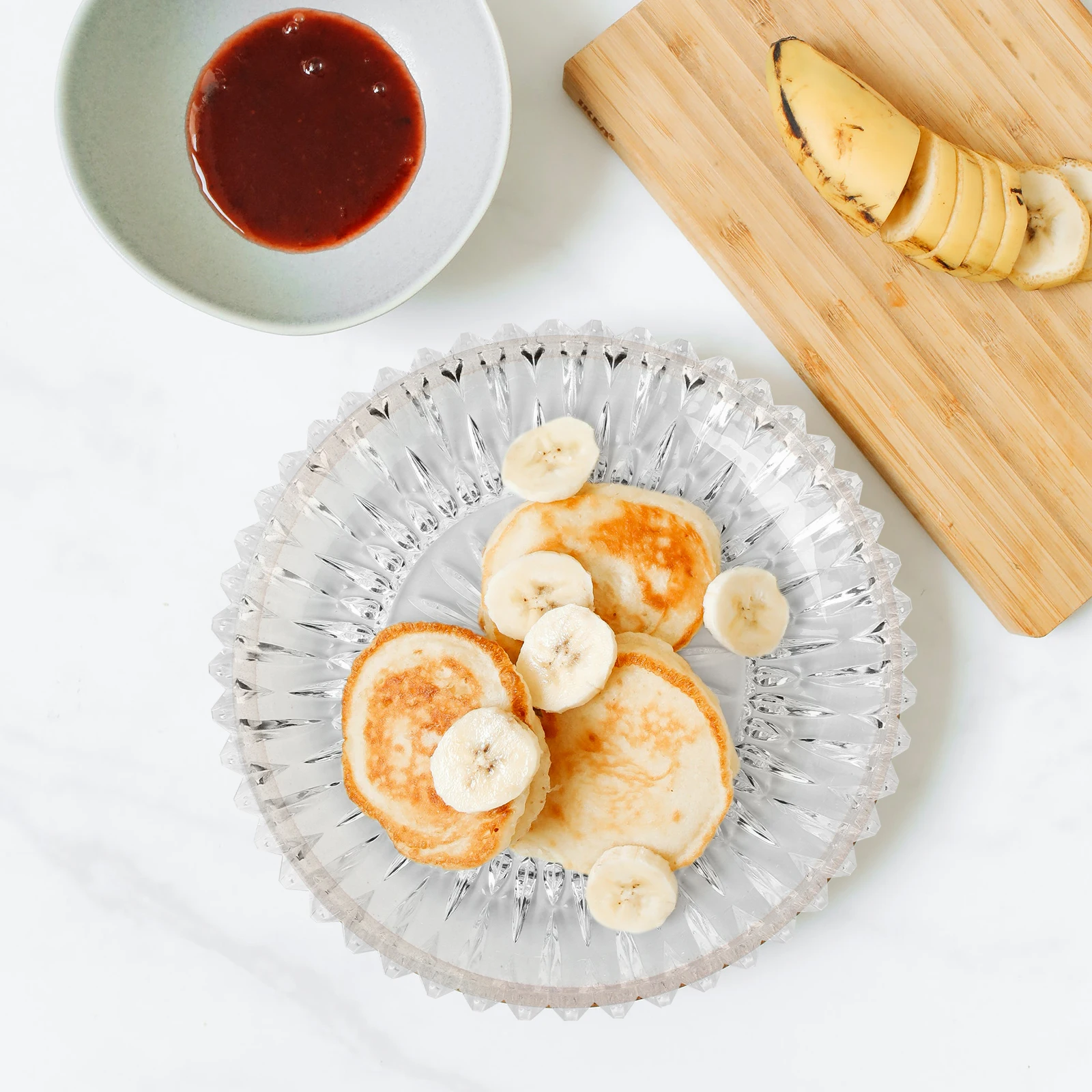 

Acrylic Fruit Tray 30Cm Creative Transparent Elegant Design Storage Bowl For Fruits Desserts Snacks Household Decorative