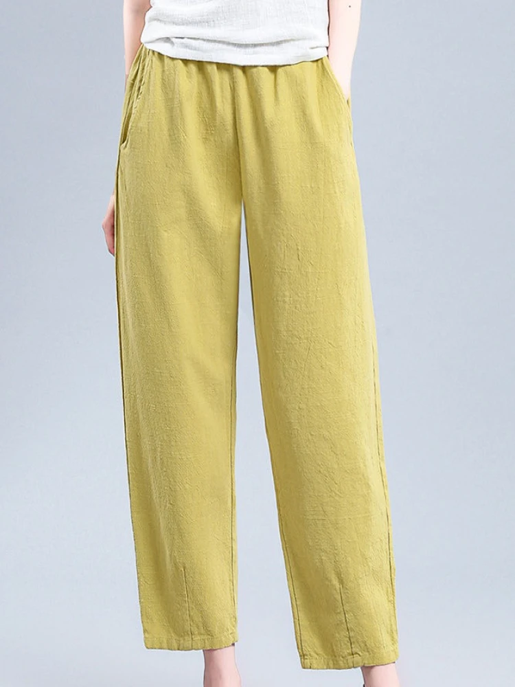 Pantaloni corti neri Pantaloni femminili Plus Seta di ghiaccio di grandi dimensioni con tasche Pantaloni da donna in cotone Estetica elastica anni '90 Originale G Xxl