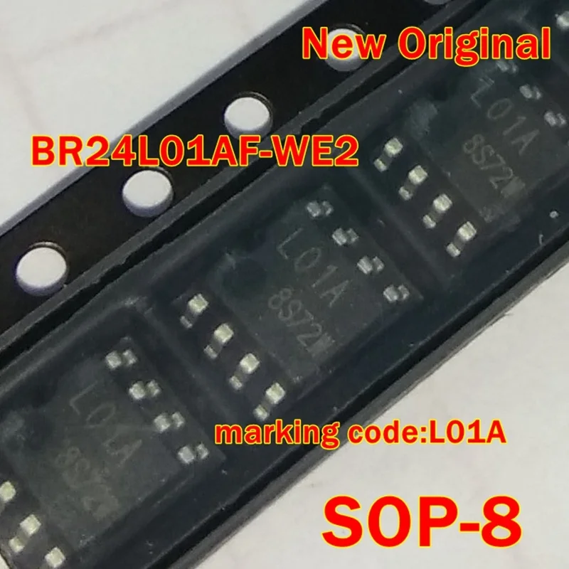 1Pcs to 100Pcs Br24L01Af-We2 Br24L01Af-W Sop-8 New Original Marking Code:L01A 128】8 Bit Electrically Erasable Prom