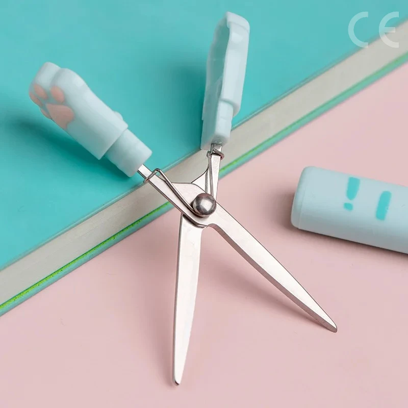 Kawaii القط مخلب مقص المحمولة لطيف مقص صغير مكتب الطالب مقص متعدد الوظائف مقص صغير القرطاسية #4