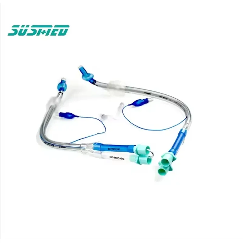 Disposable Medical Consumable High Quality PVC Double Lumen Endobronchial Tube for Thoracic Surgery Bronchial Cannula