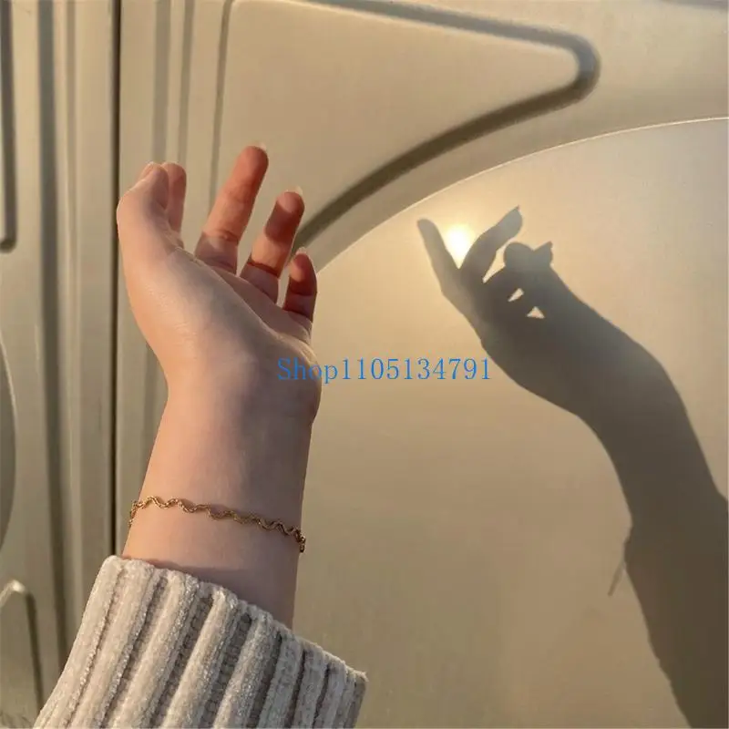 98km Modern Minimalist Adjustable Chain Bracelet Portable Sturdy Titaniums Steel Jewelry for Women Waterproof Designs