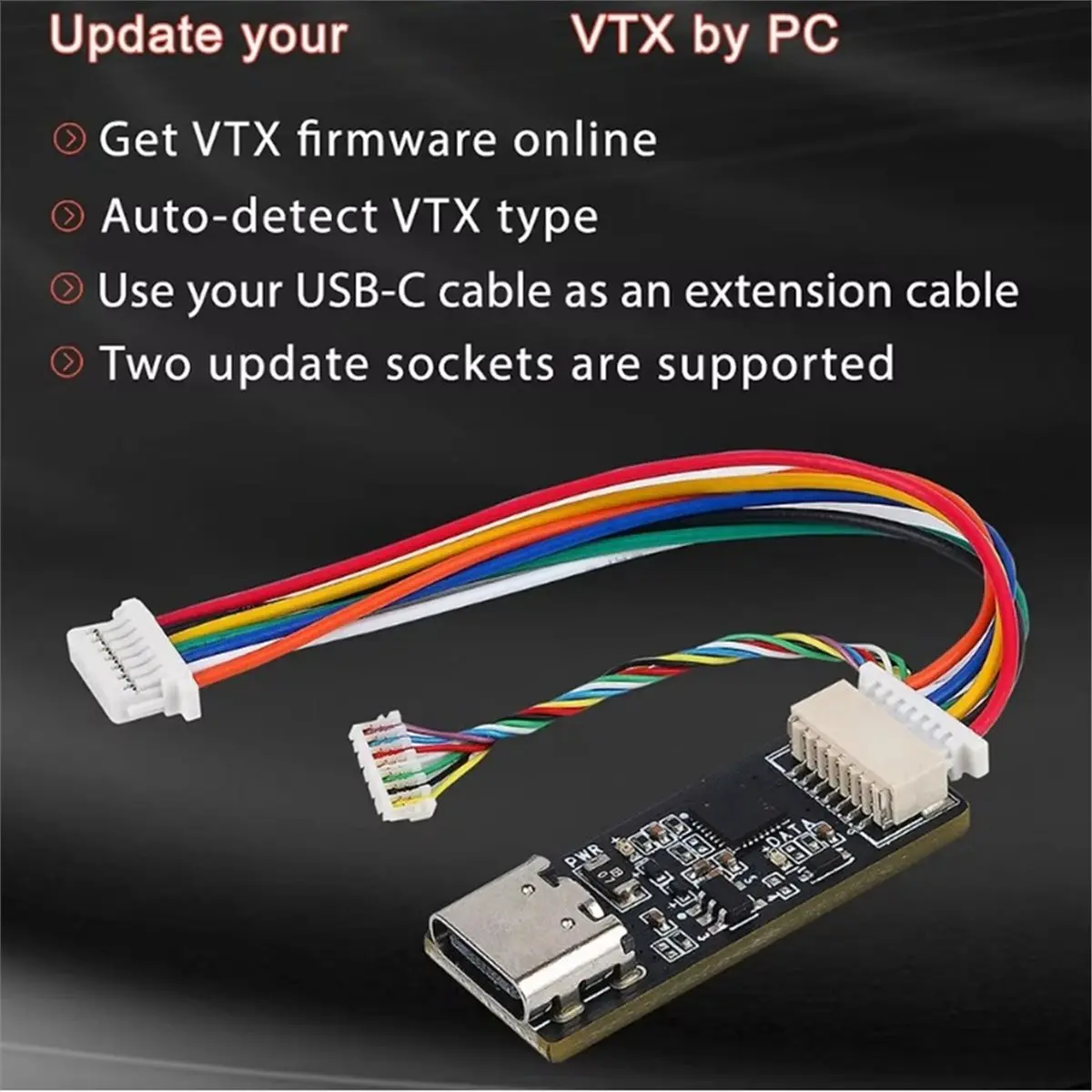 VTX Image Transmission Upgrade Tool, FPV Flying Drone, Drone Remote Control Aircraft,
