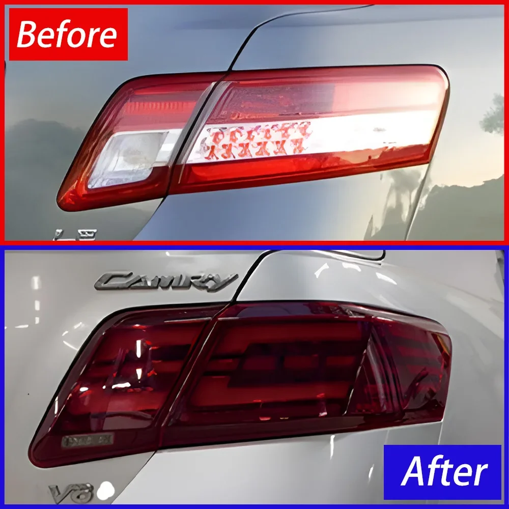 

Автомобильные задние фонари в сборе для Toyota Camry 6th 2007-2011, светодиодные автоматические задние фонари, обновленные аксессуары для динамических мигающих сигнальных фонарей