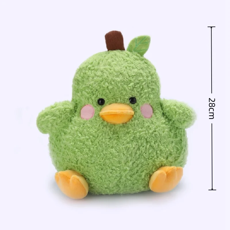 Yalishan 오리 인형 베개와 잠자는 인형 생일 선물과 동일한 소리의 Kawaii 오리 플러시 인형 장난감