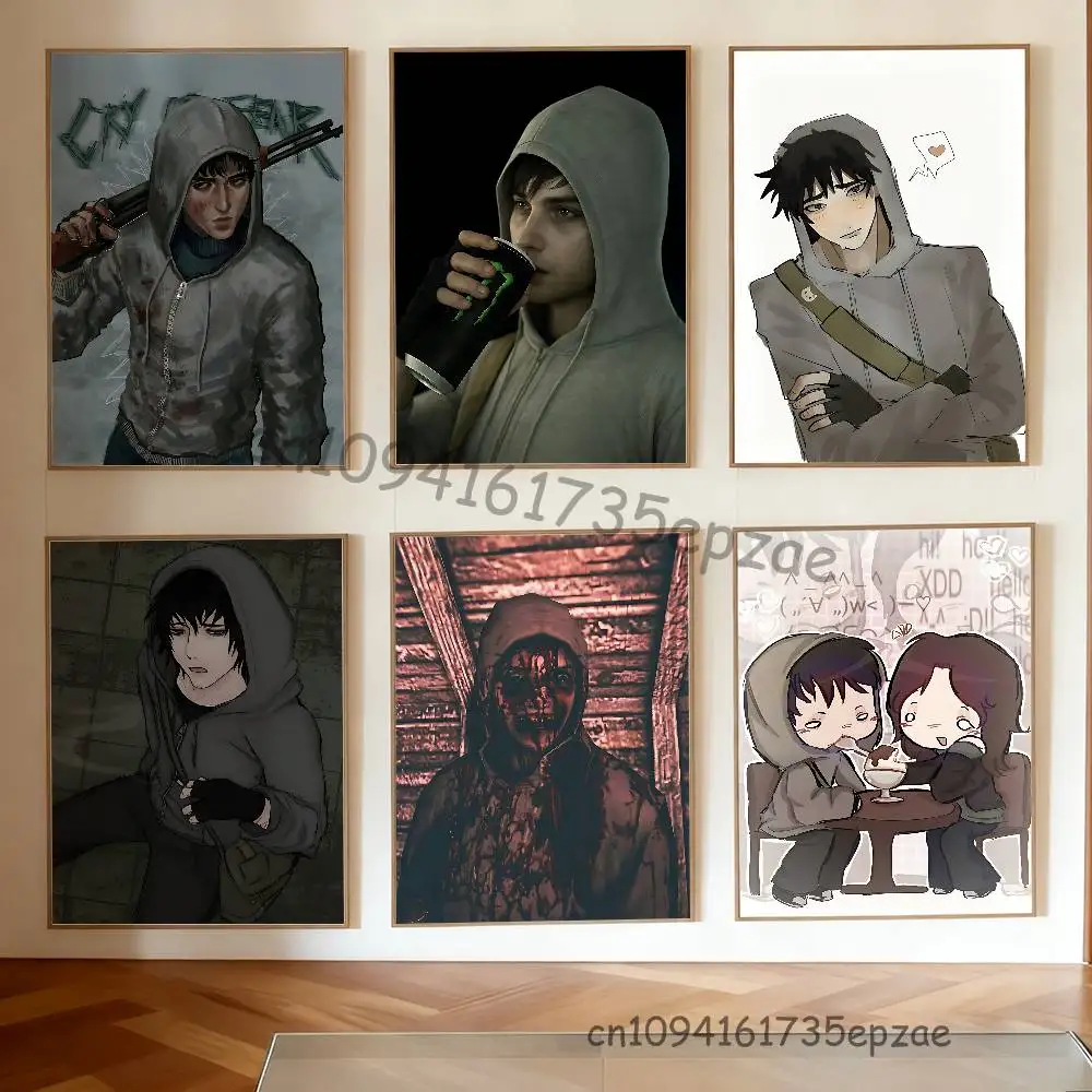 

C-Cry of F-Fear Simon Nerd Poster Waterproof HD Wall Art Decal Self-Adhesive Aesthetic Decor For Home Living