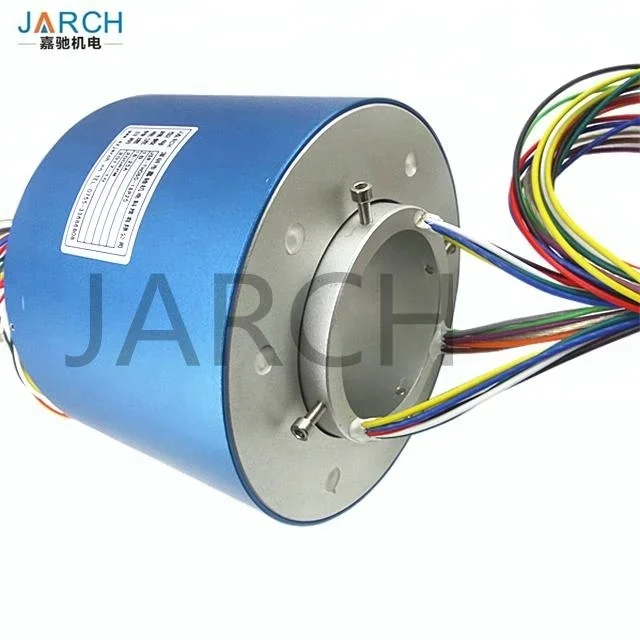 60mm 250 ~ 500RPM For Medical Equipment Through Bore Rotary Slip Ring Shaft Mounted