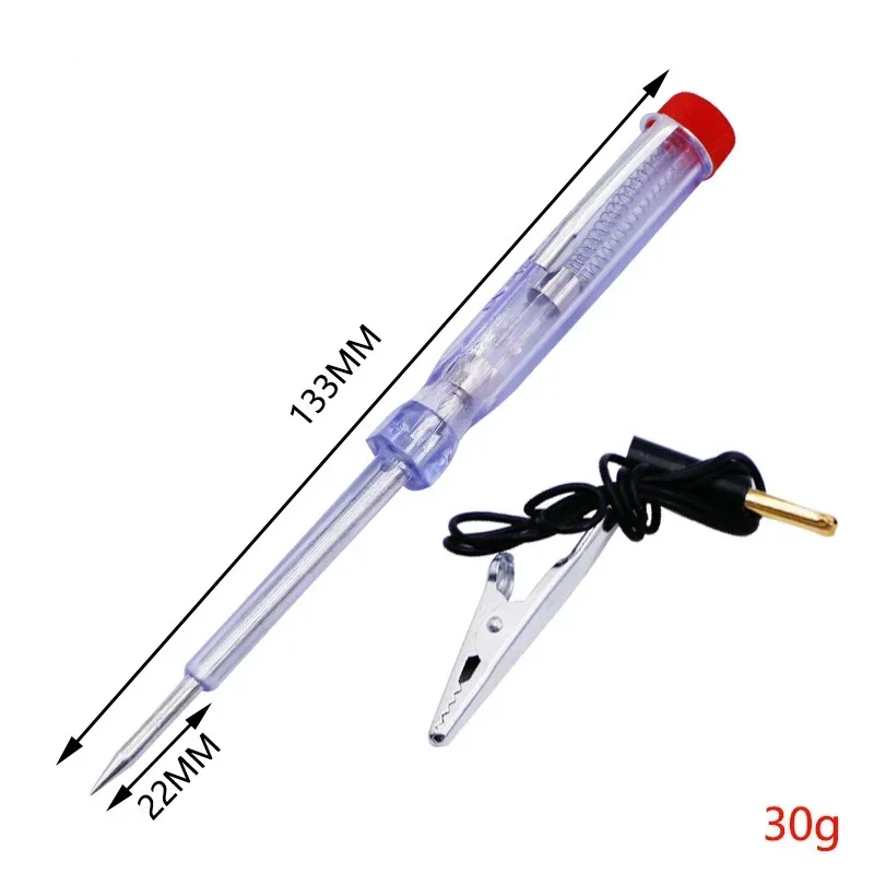 6V-24V Car Circuit Tester DC Car Truck Voltage Circuit Tester VoltMet Long Probe Pen Light Bulb Automobile Maintenance Tools