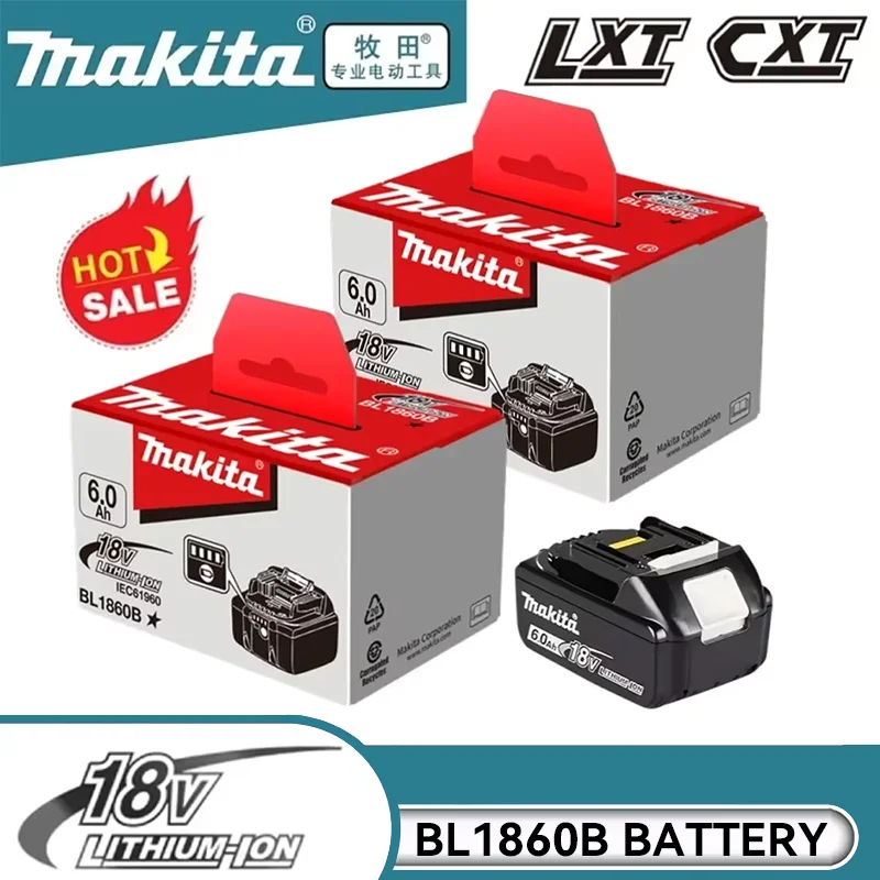 Original Makita 18V 6.0Ah Rechargeable Battery for Makita BL
