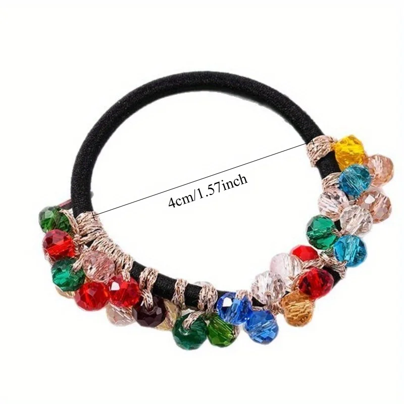 

Korean High Elastic Hair Rope For Women Scrunchies Ponytail Holder Hair Band Hair Tie Accessories For Girl Women