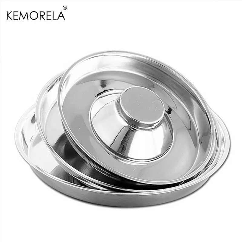 1PC Stainless Steel Dog Slow Feeder Bowl Puppy Litter Food Feeding Dish Weaning Water Bowl Pets Feeder Bowl and Water