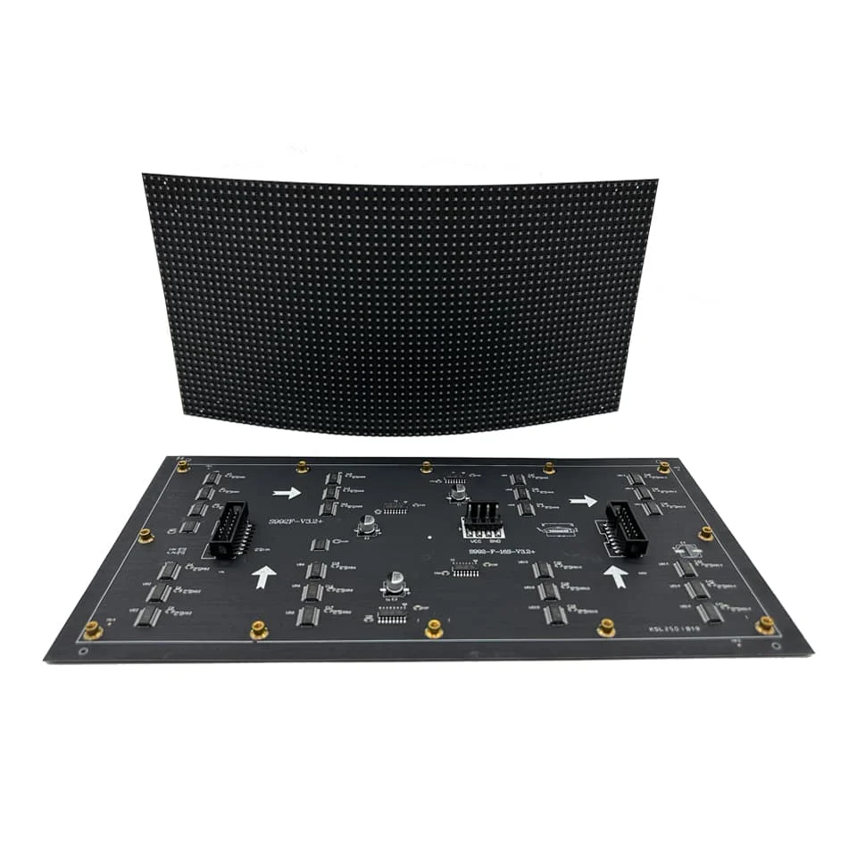 DIY P4 Indoor Flexible LED Panel 256x128mm Special Shapes LED Display Screen Dot Matrix Module TV Board