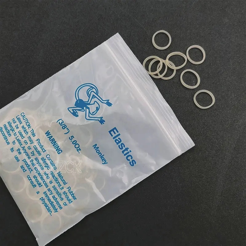 Dental Super Elastics Latex Zahnspangen Gummibänder 5Oz Kieferorthopädische Ligationsring Ortho-Behandlungsmaterialien – Detail 6