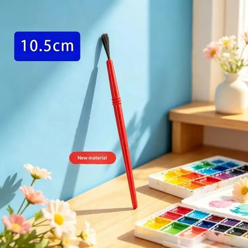 Small Paint Brush For Oil Acrylics Watercolor Gouache: 50PCS Model Painting Children Art School Project