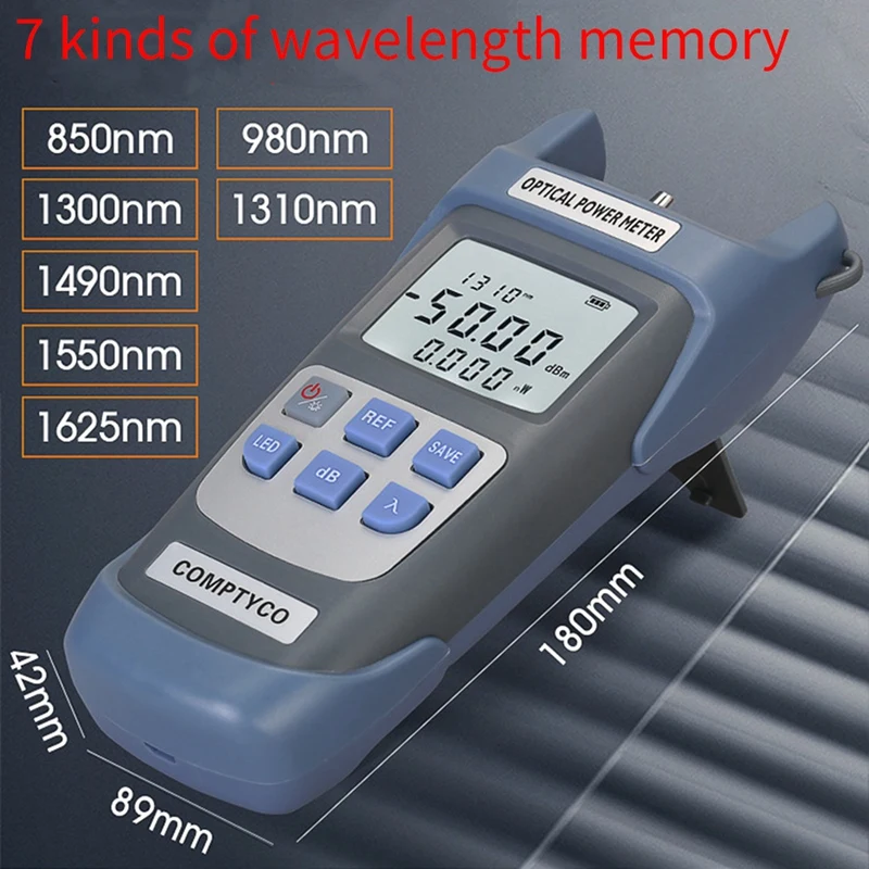 FTTH Fiber Optical Power Meter Fiber Optical Cable Tester -70Dbm-+10Dbm SC/FC Connector