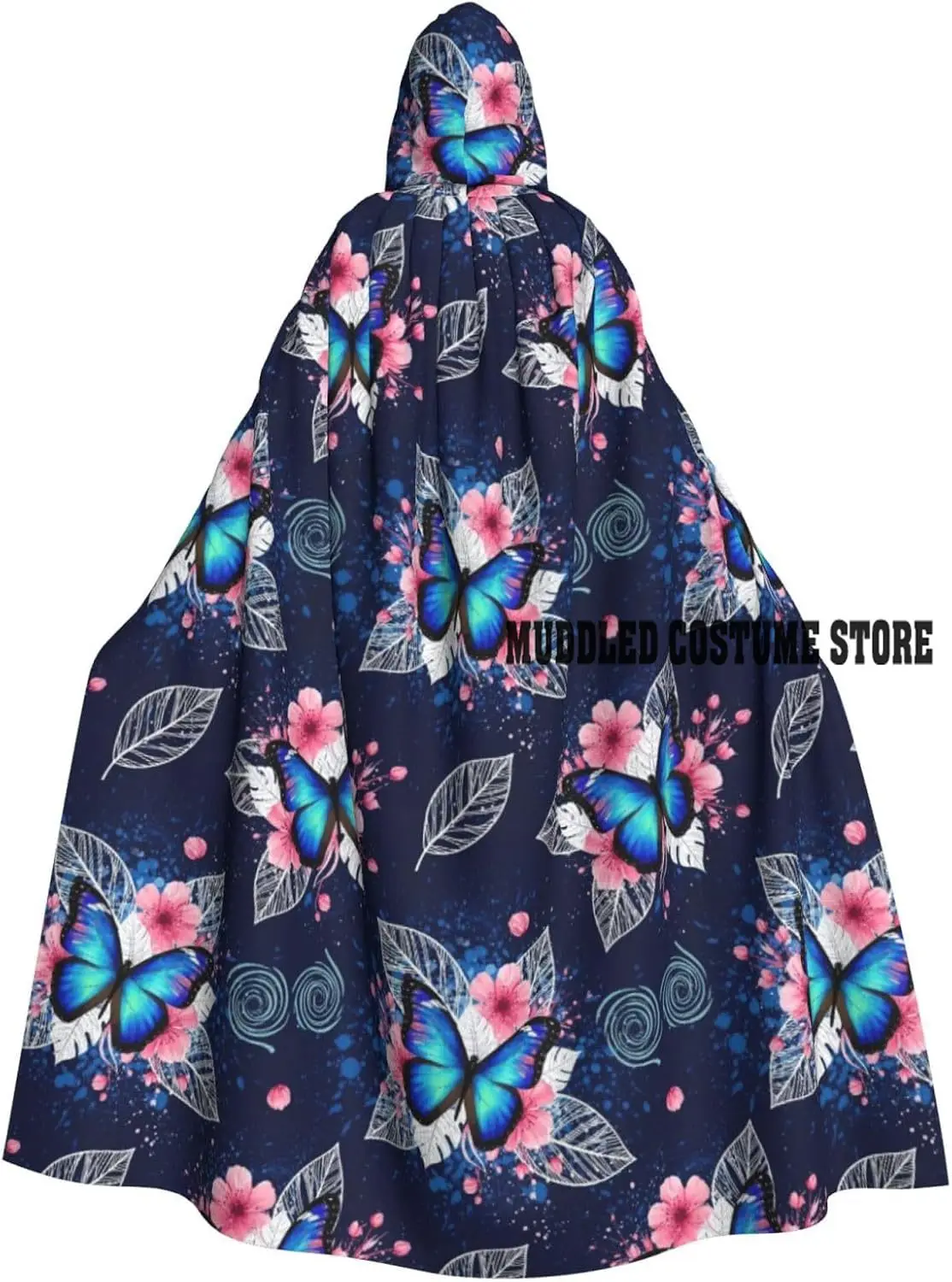 

Cute Butterfly Hooded Cape Cloak Cape Halloween Cloak Costumes Party Cape