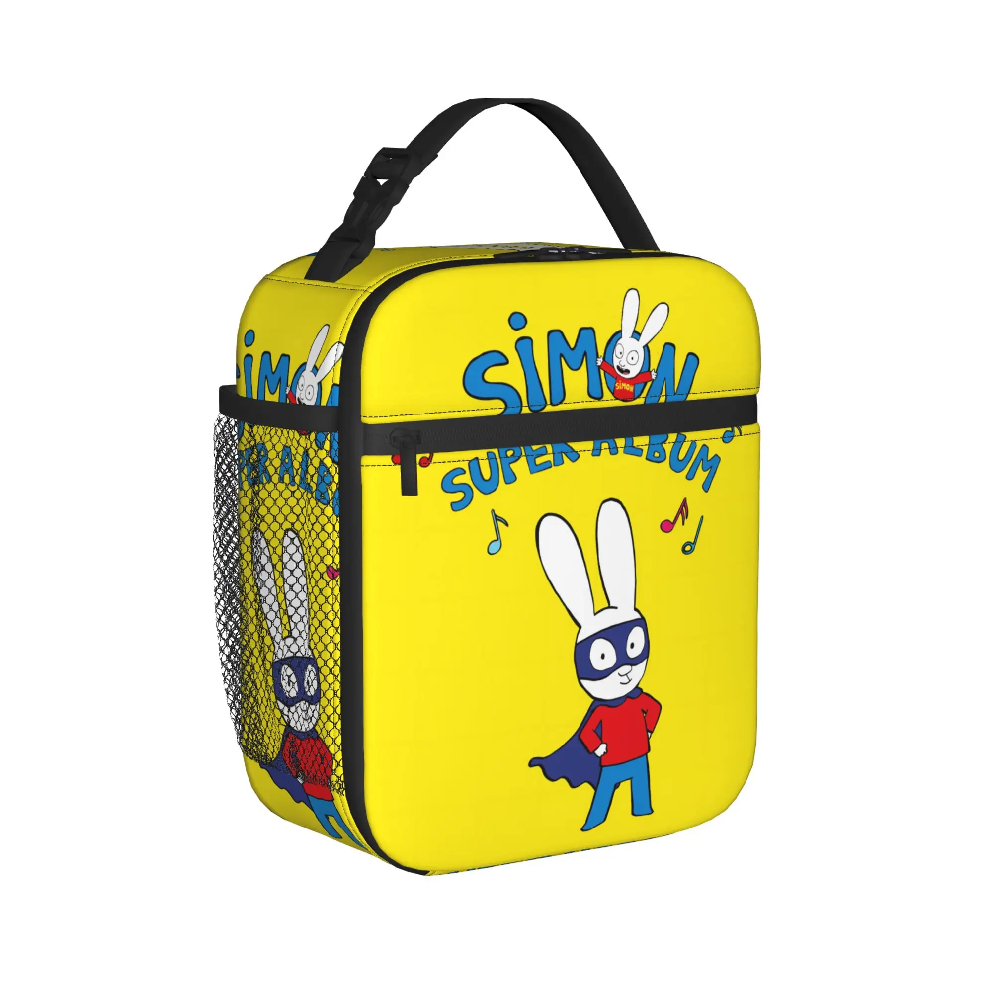 Simon Super Rabbit Lunch Bag  Portable Lunch Box Unisex Picnic Designer Cooler Bag Fun Oxford Thermal Lunch Bags