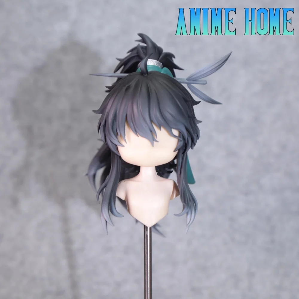 หัวตุ๊กตา BJD แบบ Wuthering Waves งานแฮนด์เมด สำหรับ OB11 OB22 พร้อมแผ่นผม ทาสี ถอดประกอบได้ ของเล่น โมเดลคอสเพลย์
