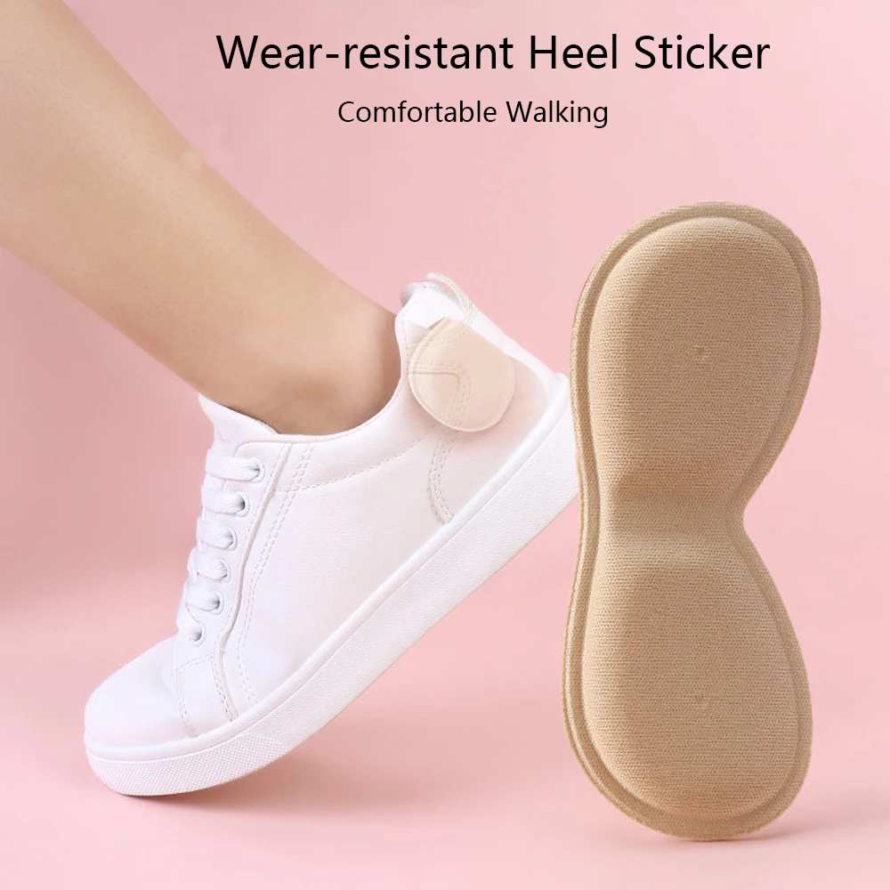 4 Paar Fersenschutz für Damenschuhe, Größenreduzierer, Füllkissen, Polsterung für High Heels, Futtereinsatz, Fersenschmerzlinderung, Schuhpolster – Detail 8