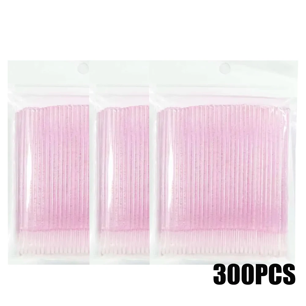 Brosse de nettoyage de cils jetable, 300/500 pièces, Microbrosse pour Extension de cils, pour enlever les cils, Micro brosses, vente en gros