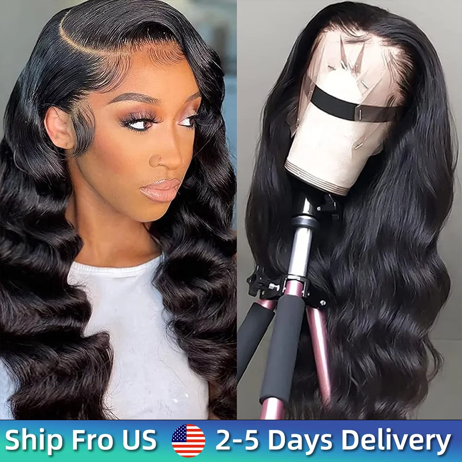 

30 Inch Body Wave Human Hair Wigs 200 Density 13x6 Lace Front 100% Human Hair Wig 13x4 HD Lace Frontal Brazilian Wig For Women