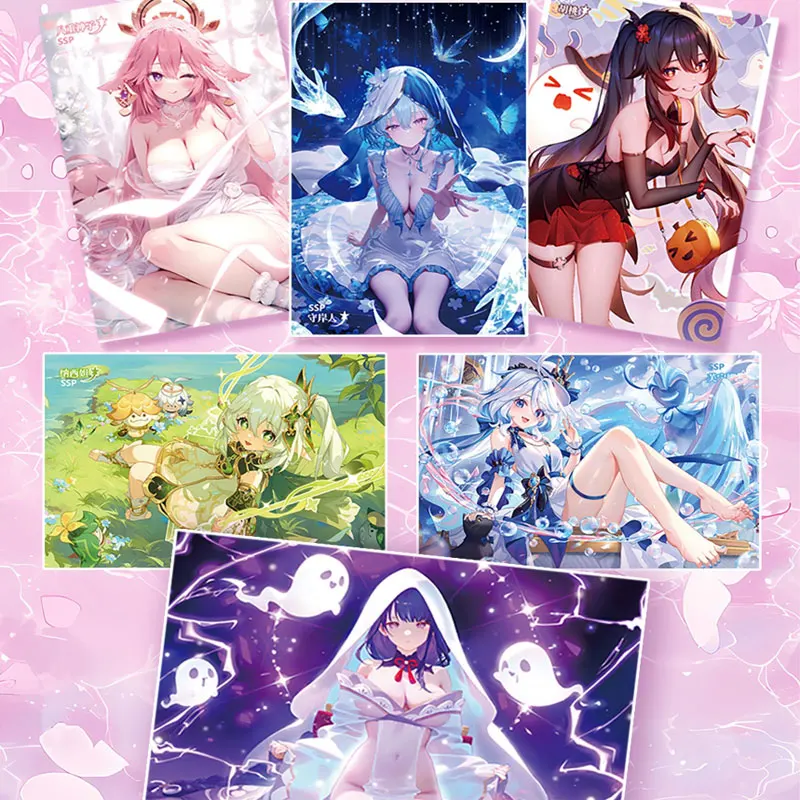 Wholesale 2024 Lastest Spring Dream Garden Collection Colored Paper Board Waifu Booster Box CCG TCG Doujin Toys And Hobby Gift