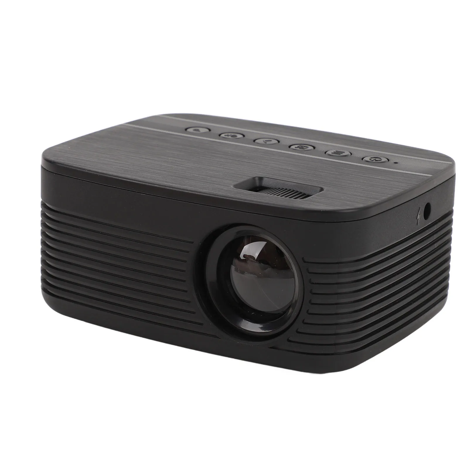 جهاز عرض الفيلم اللاسلكي 1080P HD العارض 4 قناة مصباح ليد المزدوج HiFi مكبرات صوت ستيريو 16 إلى 110 بوصة قابل للتعديل للداخلية