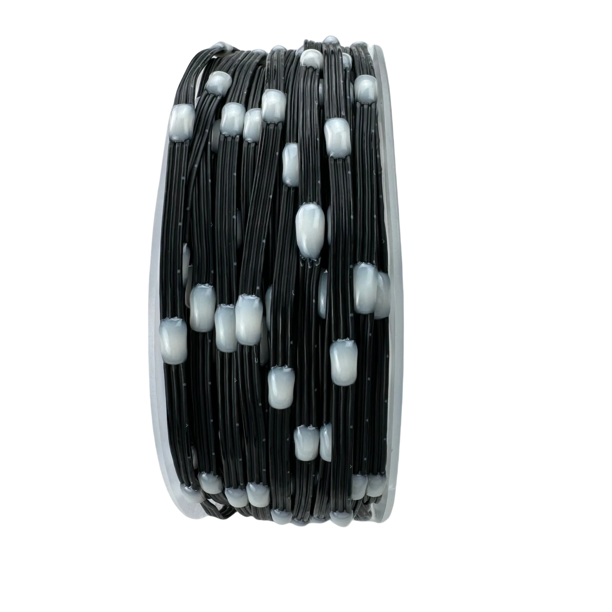 DC5V/12V 1000ct Pixels 1.5cm-20cm Pitch WS2811 LED Seed Pixel String Light RGB IC Addressable Full Color IP67 3Pin Black Wire