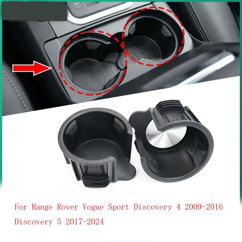 Center Console Cup Holder Shell For Range Rover Vogue Sport Discovery 4 2009‑2016 Discovery 5 2017‑2024 Armrest Drink Holder Hou