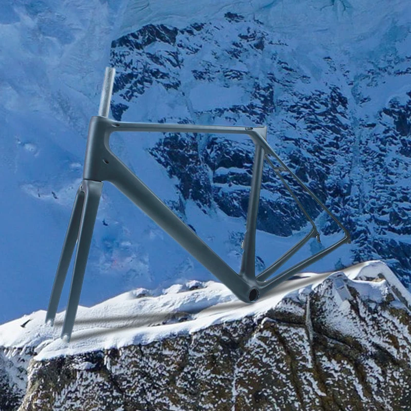 

High Quality U-brake Road Bike Carbon Fiber U-brake Frame 700c Custom Internal Cable Carbon T700 Frame For Bicycle