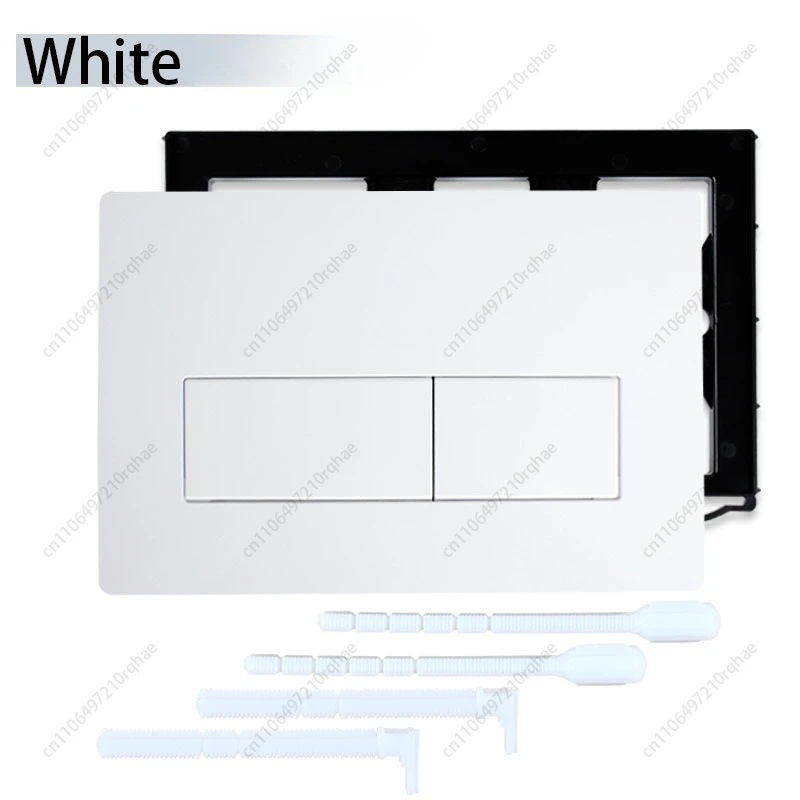 

Белый двойной привод смыва, кнопки для унитаза, скрытые настенные баки, каналы для смыва, запасная часть для ванной комнаты Sigma