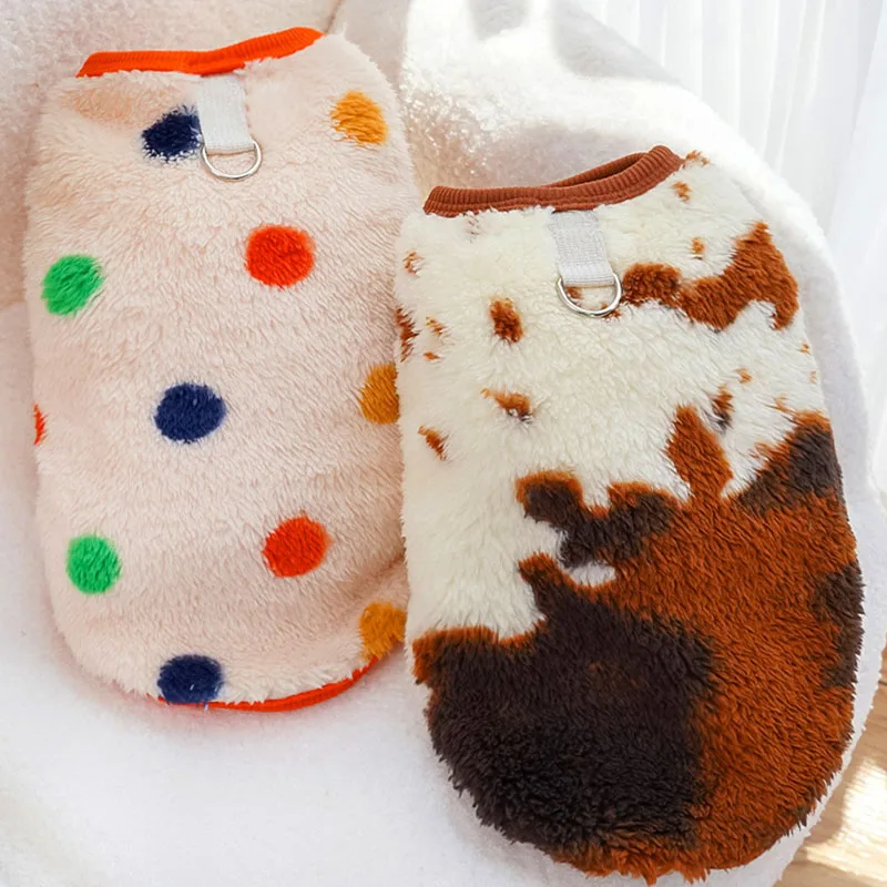 

Dog Clothes Winter Fleece Sleeveless Hoodies For Small Dogs Shih Tzu Dachshund Pet Pullover Clothing Puppy Sweatshirt Suits XXL