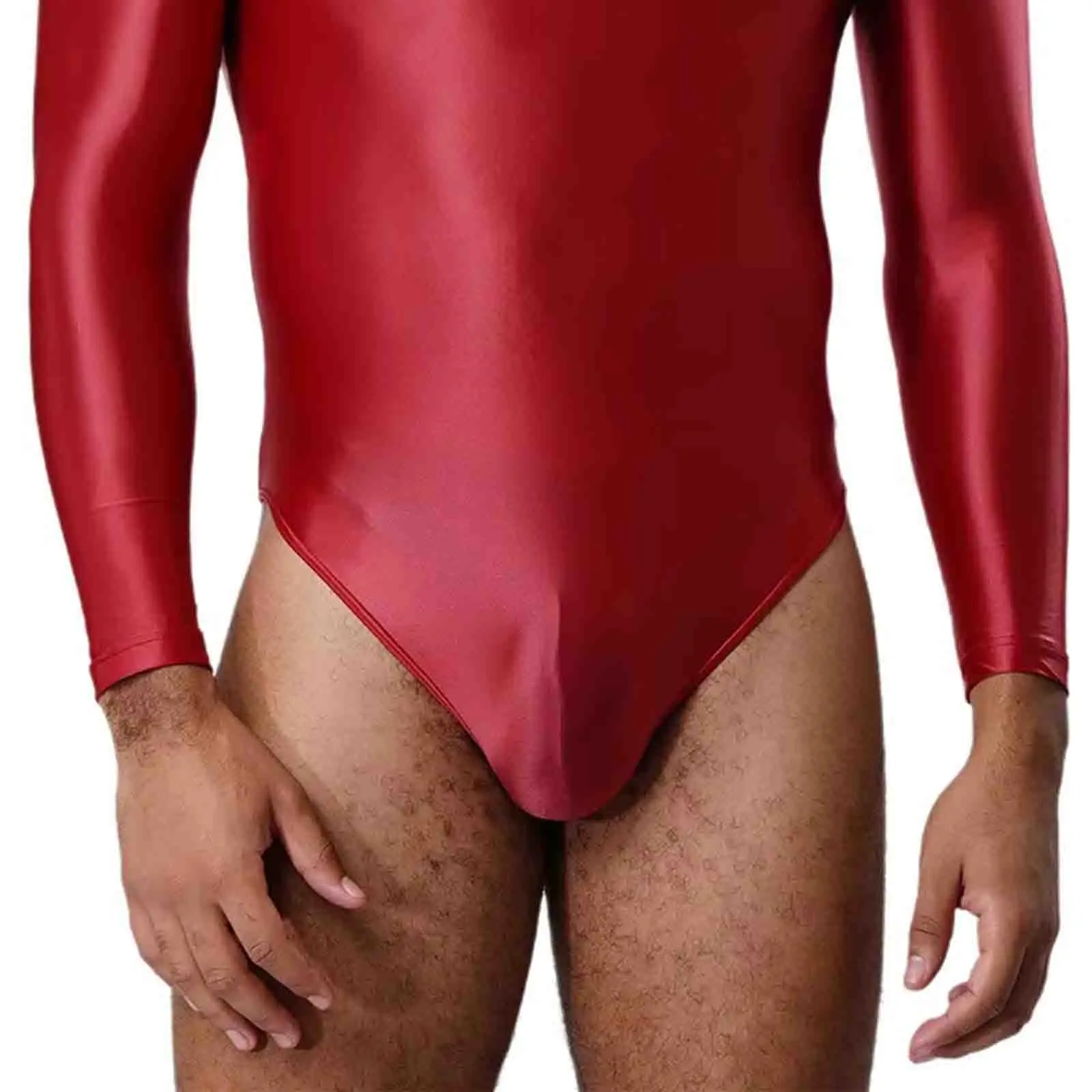 

Мужские облегающие эластичные боди, глянцевый эластичный трико для фитнеса и тренировок, пилатеса, танцевальный трико для йоги, гимнастики, одежда для танцев на пилоне