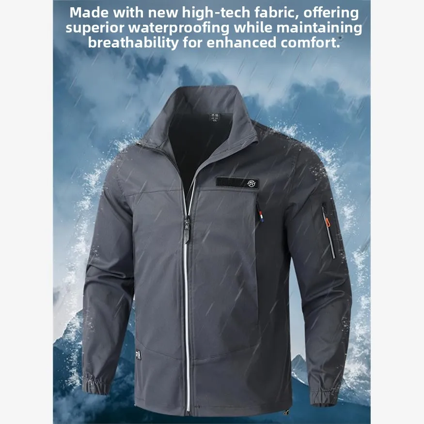 Men's Workwear Suit Elastic Thiened Wear-resistant New Sle Windproof Waterproof Spring Autumn Work orm Fac Workop