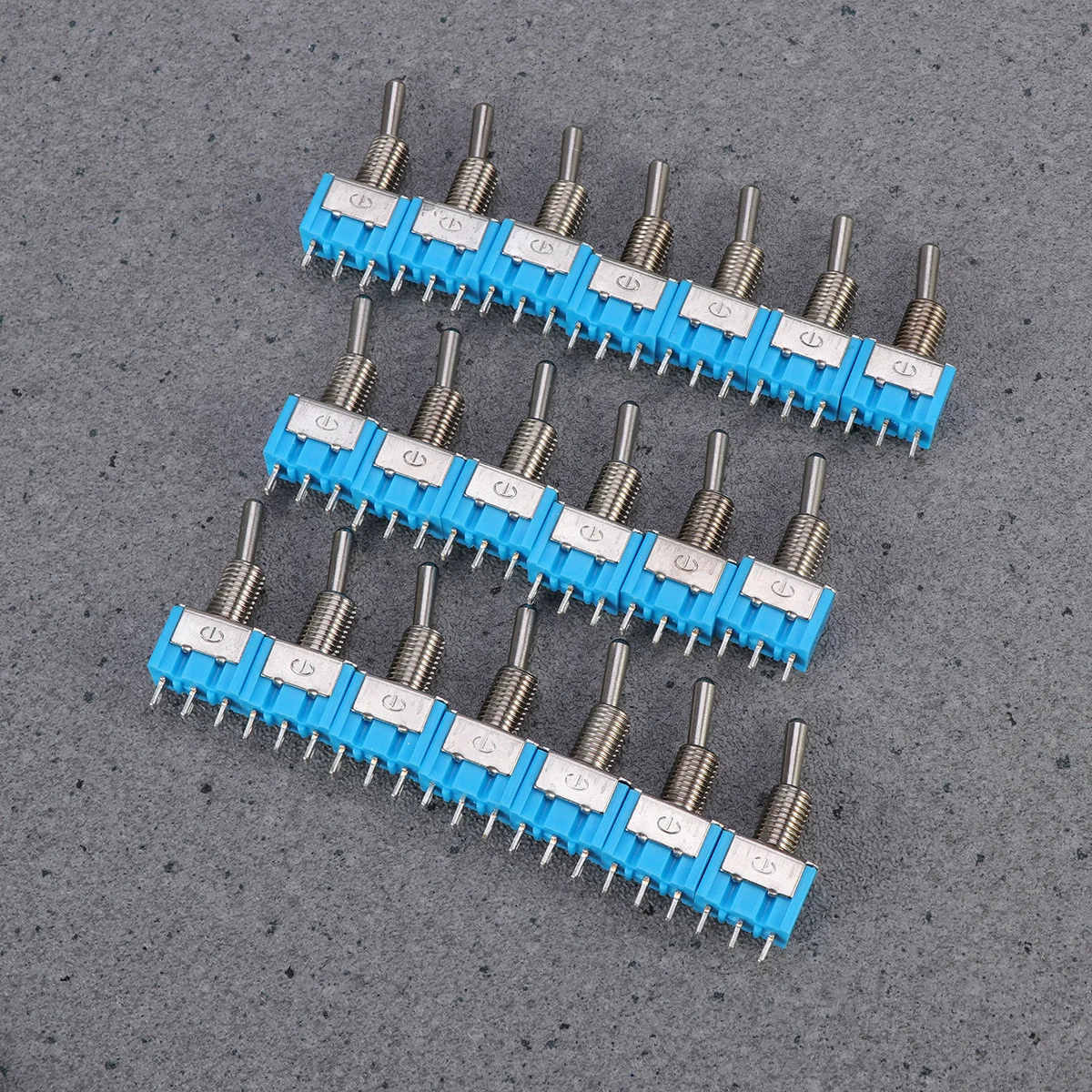 

20Pcs on on Dpdt Toggle Switch 2 Position 125V 6a Motor Light Control Durable Metal 3 Pin Includes Nuts Washers