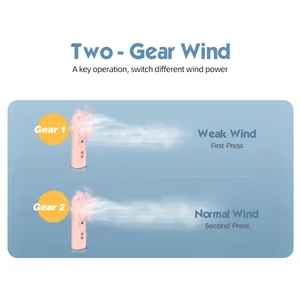 Liquidação_Ventilador محمول محمول مع رذاذ ماء ومروحة مبرد هواء صغيرة USB 2 في 1 ومرطب مستمر facial_Visagens أفضل 10 مبيعا لمروحة الترطيب ومكيف الهواء - رقم 1