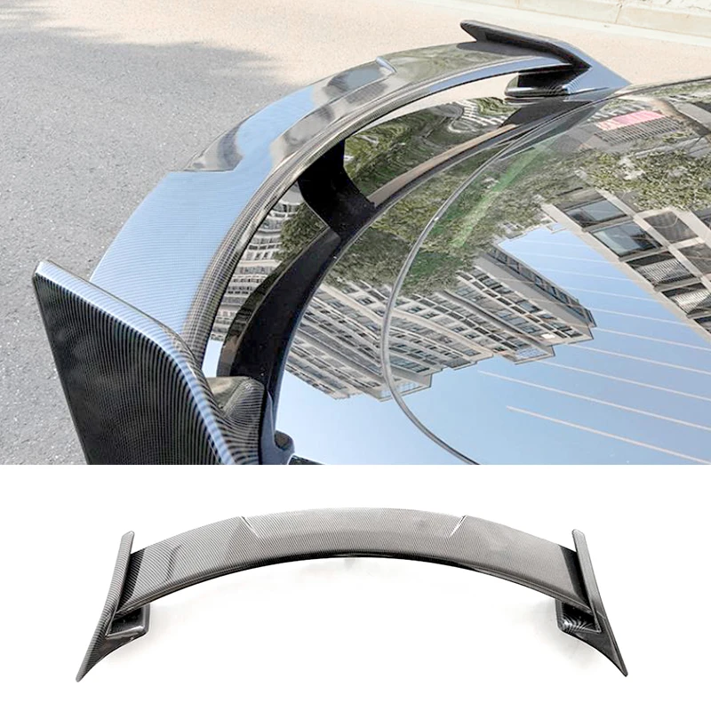 For Tesla Model 3 Car Rear Lip Spoiler Trim Black Tail Trunk Wing 2017 2018 2019 2020-2023 Luggage Compartment Tail Diffuser