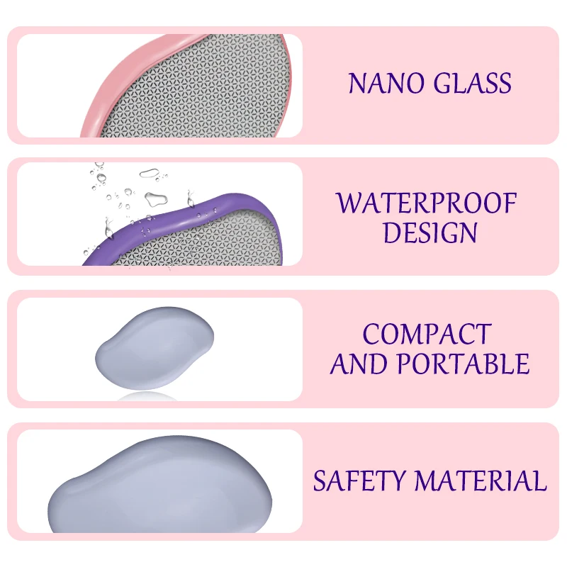 Crystal Physical Hair Removal Eraser Glass Hair Remover Nano Painless Epilator Safe Reusable Body Care Depilation Tool