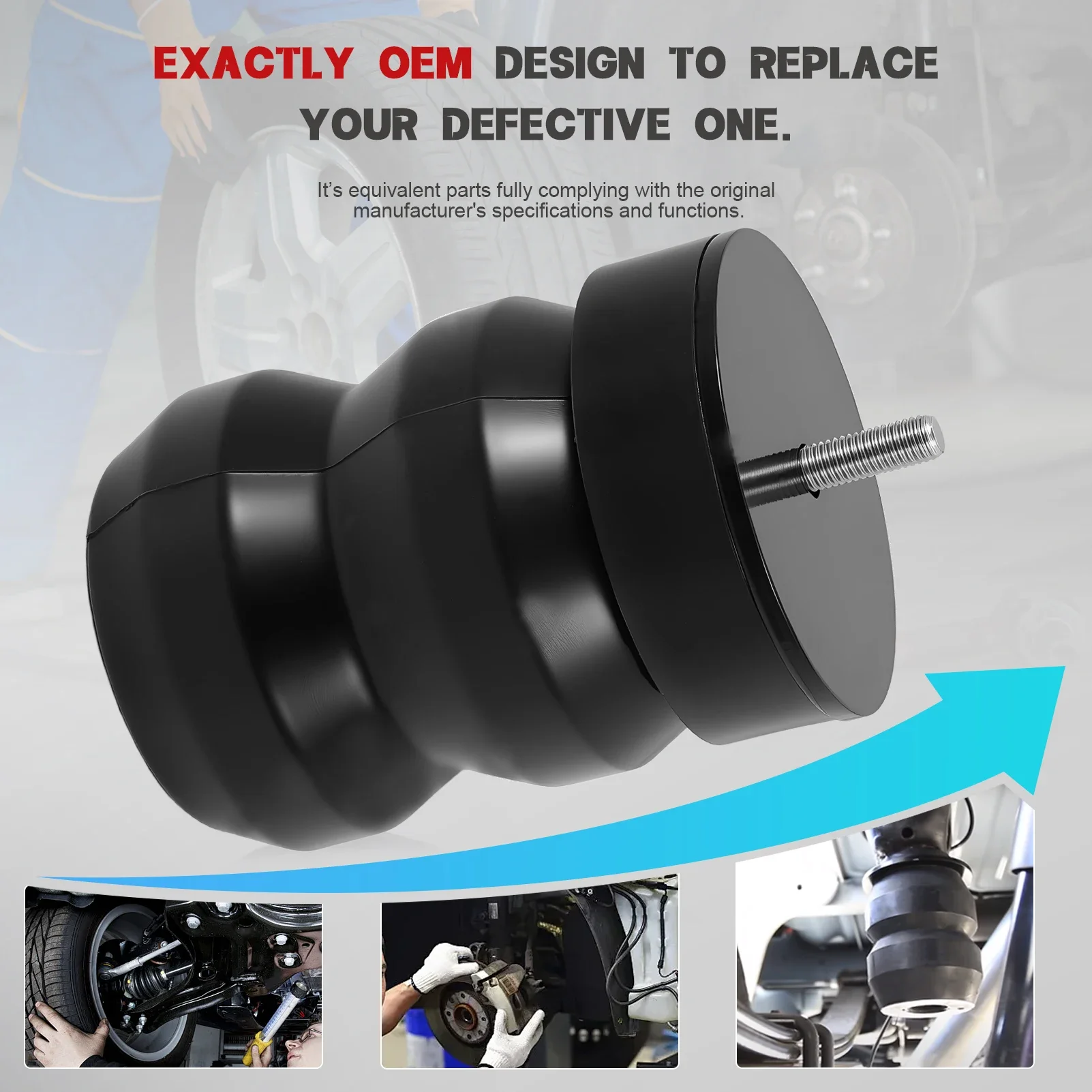 

Комплект усиления задней подвески, система остановки ударов с резиновой вспомогательной пружиной для Silverado Sierra 1500 2019-2025, замена GMRS15