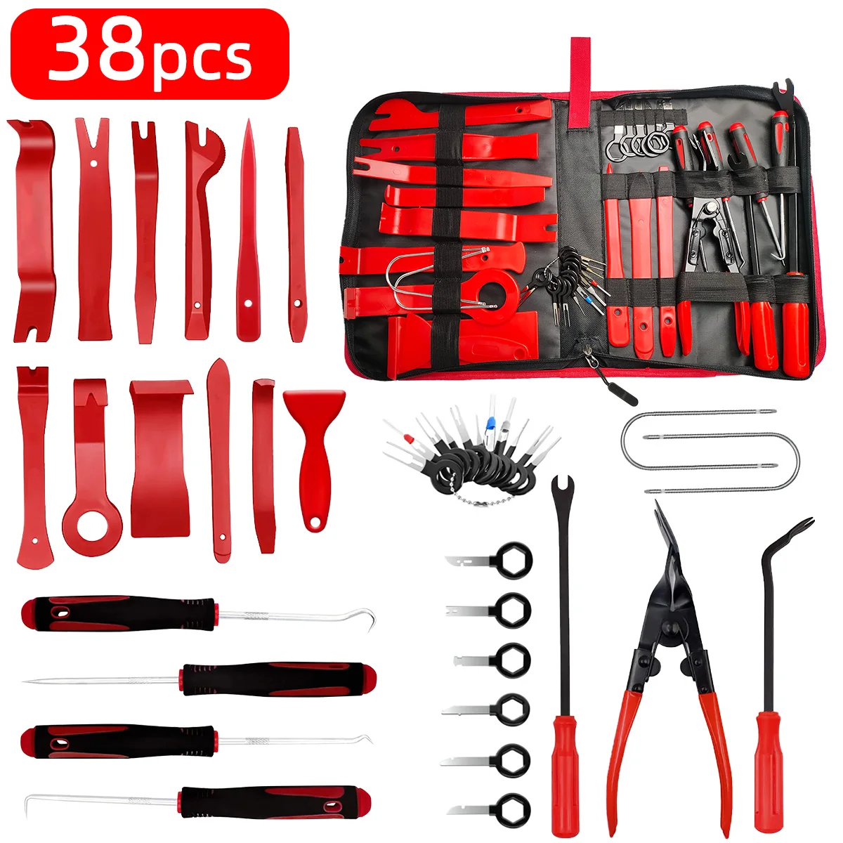 Auto Interior Disassembly Kit Car Plastic Trim Removal Tool Car Clips Puller Diy Panel Tools For Auto Trim Puller Set