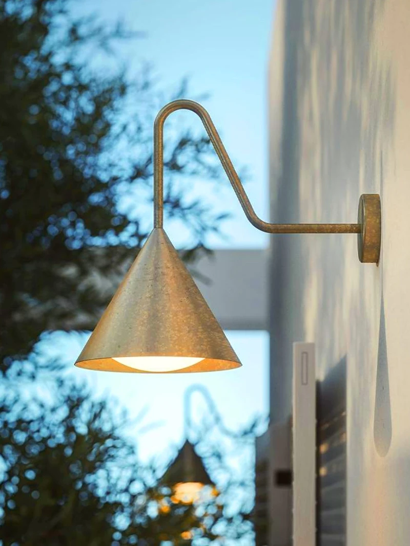 Outdoor waterproof wall lamp, courtyard terrace lamp, villa landscape lamp, atmosphere lamp, aisle lamp, corridor lamp